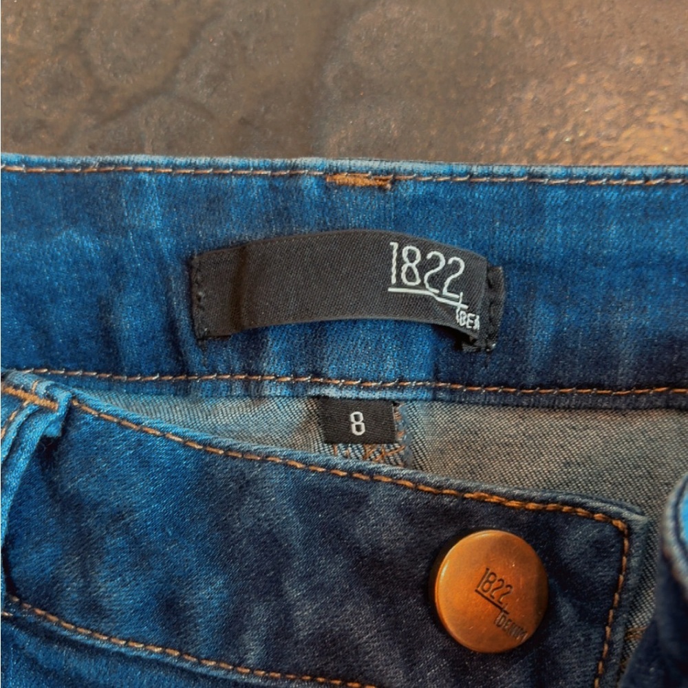 1822 Denim women’s High Rise Blue Jeans size 8 - Picture 3 of 3
